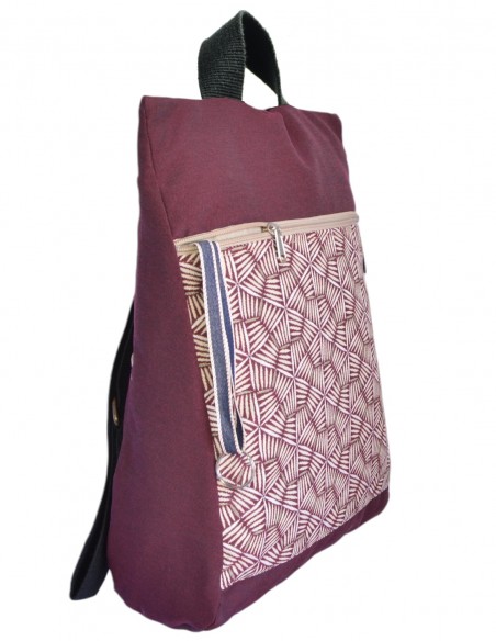 Sac à dos antivol "pali" bordeaux - JAVA