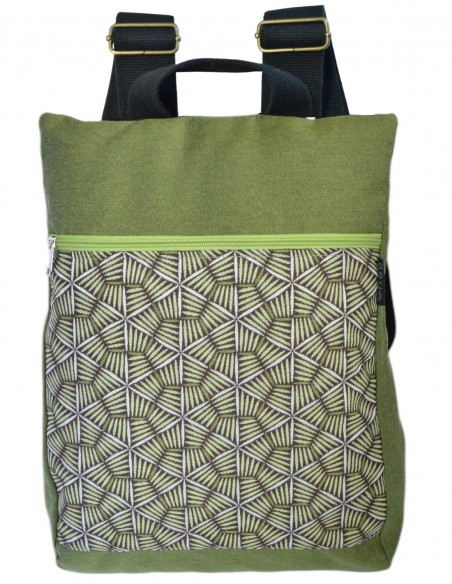 Anti-theft backpack "pali" green – JAVA
