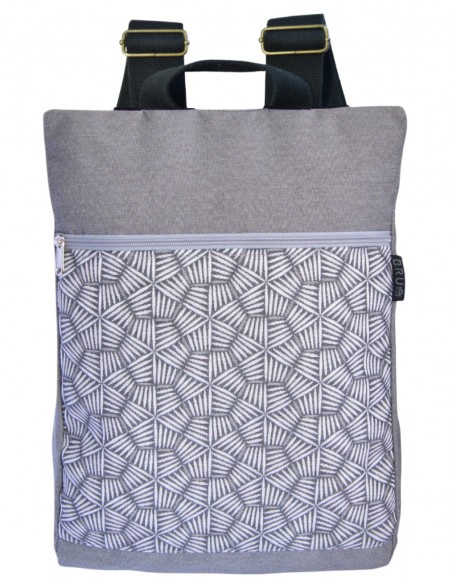 Mochila antirrobo palillos gris
