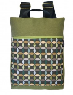 Anti-theft backpack "hoji" green – JAVA