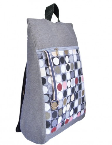 Anti-theft backpack "geo" grey – JAVA