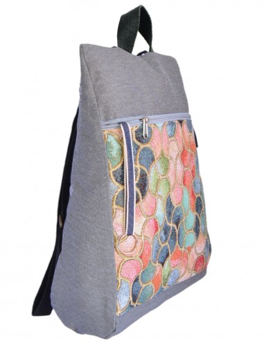 Sac à dos antivol "formas" gris - JAVA