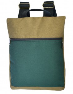 Sac à dos antivol verd moutarde - JAVA