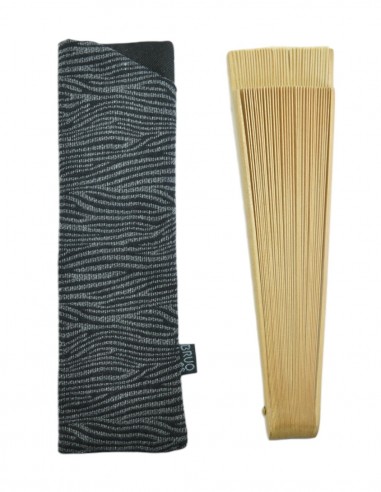 Fan Case Thin Grey Zebra - MARTINICA