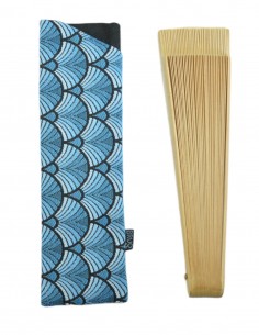 Funda abanico "abanik" azul