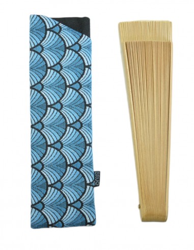 Funda abanico "abanik" azul