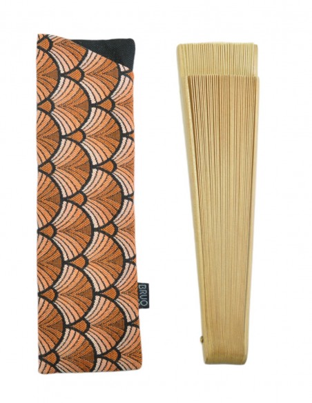 Funda abanico "abanik" naranja