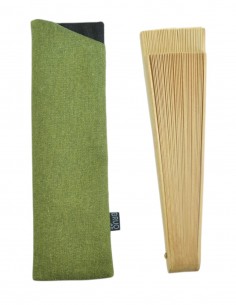 Funda abanico verde