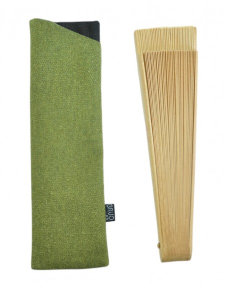 Funda abanico verde