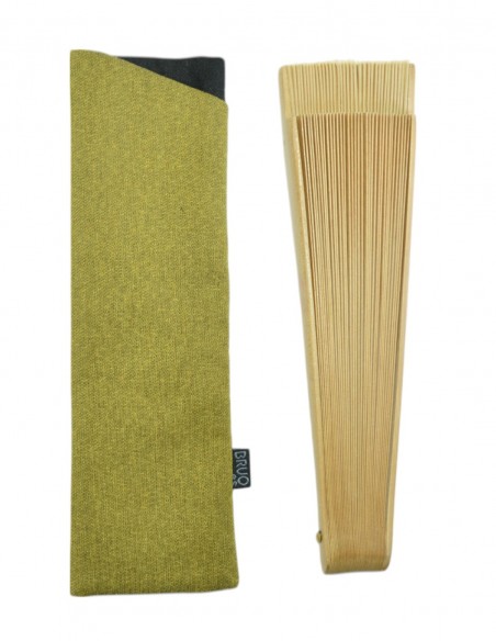 Funda abanico amarilla