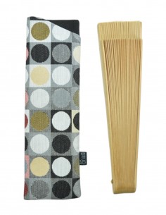 Funda abanico geo gris