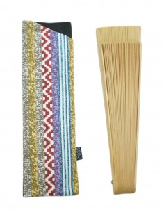 Funda abanico rayas colores