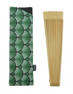Funda abanico "abanik" verde