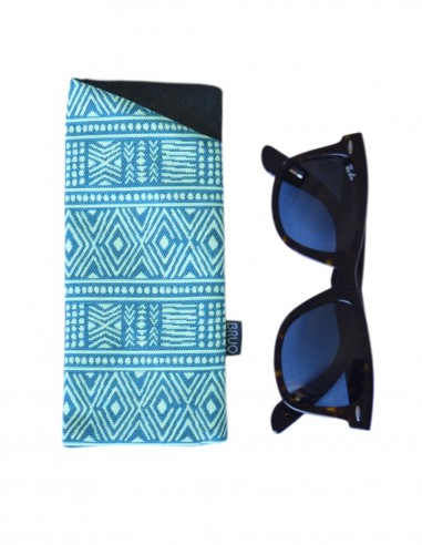 Funda gafas étnico turquesa