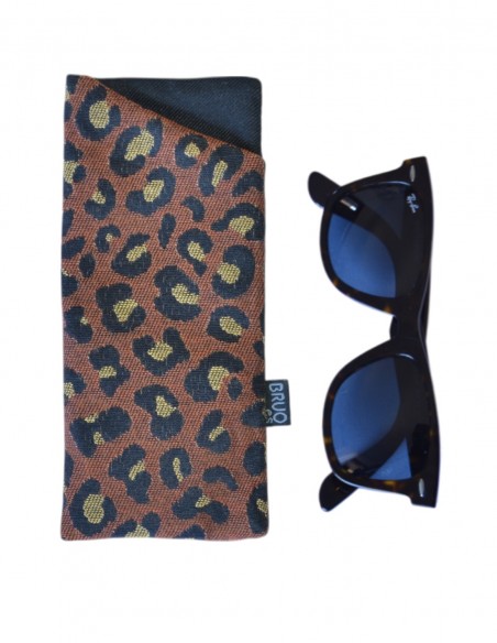 Glasses case leopard