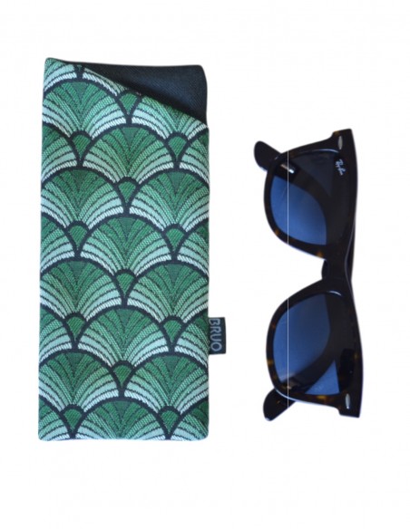 Glasses case "abanik" green - MARTINICA