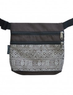 Sac ceinture 3 poches "etnik" marro