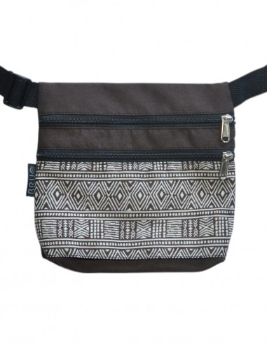 Sac ceinture 3 poches "etnik" marro