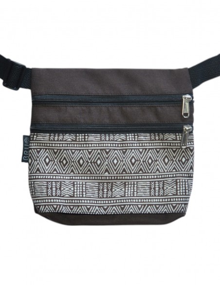 Sac ceinture 3 poches "etnik" marro
