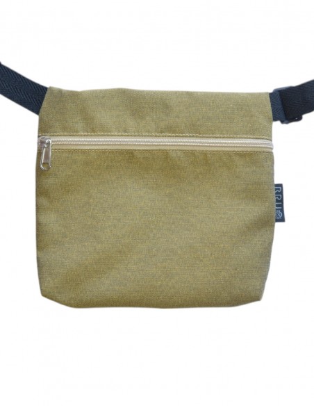 Sac ceinture 3 poches "etnic" moutarde tras