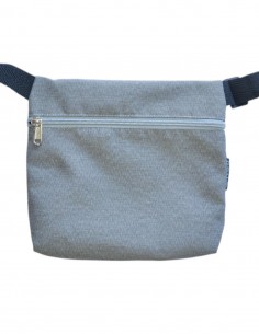 Sac ceinture 3 poches "pali" gris 2