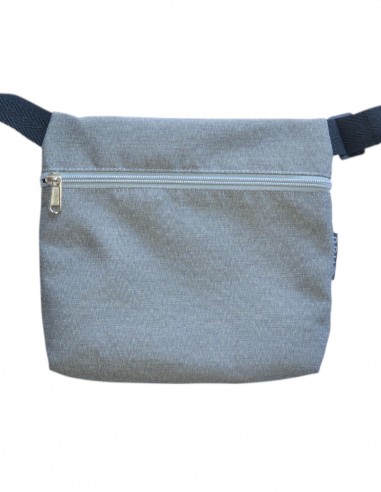 Bag belt 3 pockets grey