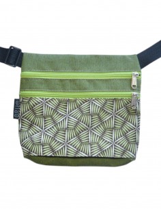 Sac ceinture 3 poches "pali" vert