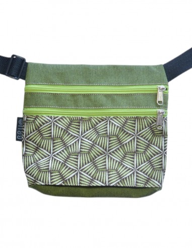 Bag belt 3 pockets "pali" green