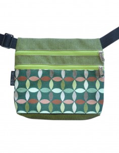 Bag belt 3 pockets "pali" green