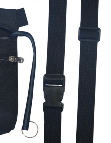 Bag belt 3 pockets solid extra