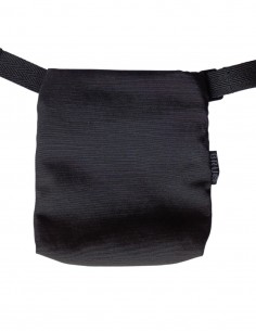Waist Bag 2 pockets "cebra" black - KAUAI 2