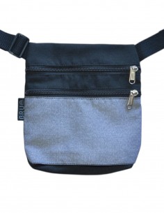 Ronyonera 2 butxaques gris negra