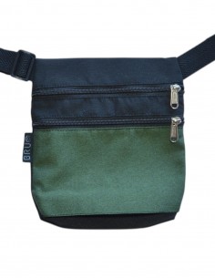 Belt Bag 2 pockets green black