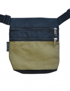 Belt Bag 2 pockets yellow black