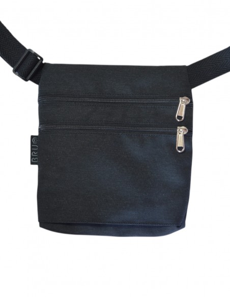 Waist Bag 2 pockets black - KAUAI