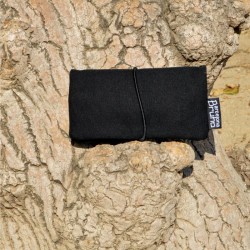 Black rolling tobacco pouch...