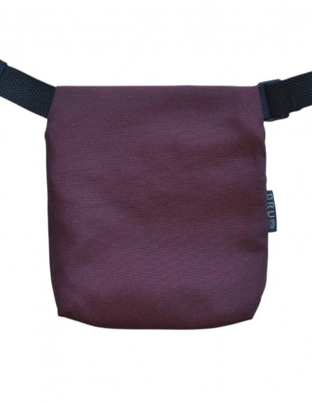 Belt Bag 2 pockets burgundy