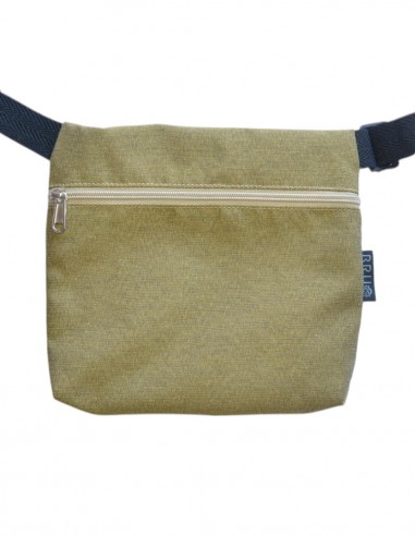 Riñonera 3 bolsillos mostaza