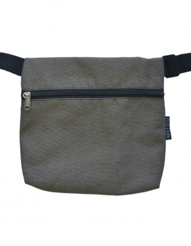 Sac ceinture 3 poches taupe