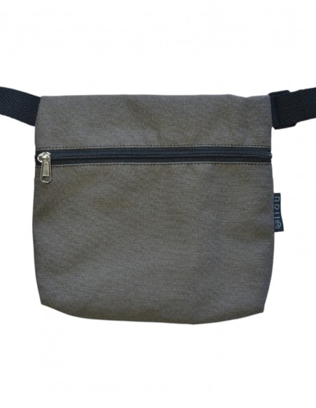 Sac ceinture 3 poches taupe