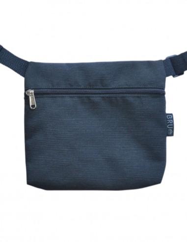 Waist bag 3 pockets lilac black - PASCUA