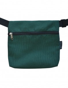 Sac ceinture 3 poches "hojas" vert 2