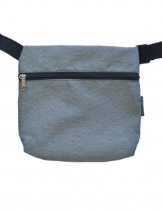 Bag belt 3 pockets "pali" grey 2
