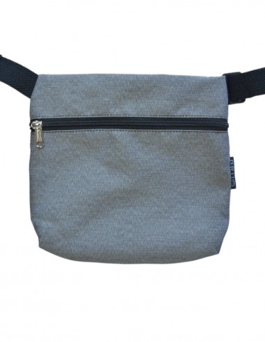 Bag belt 3 pockets grey