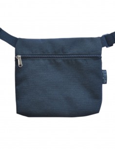 Sac ceinture 3 poches "aves" noir 2