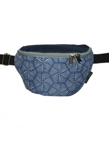 Crossbody belt bag with 2 pockets "pali" blue