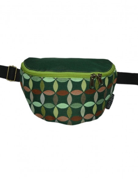 Ronyonera bandolera 2 butxaques "hoji" verda