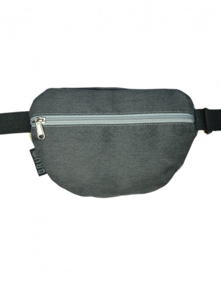 Crossbody belt bag grey tras