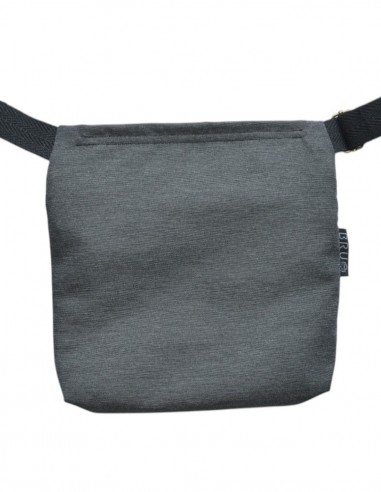 Sac Banane double 3 poches gris atras