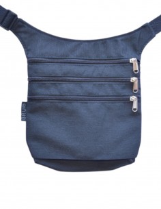 Waist bag 4 pockets plain black – MAUI